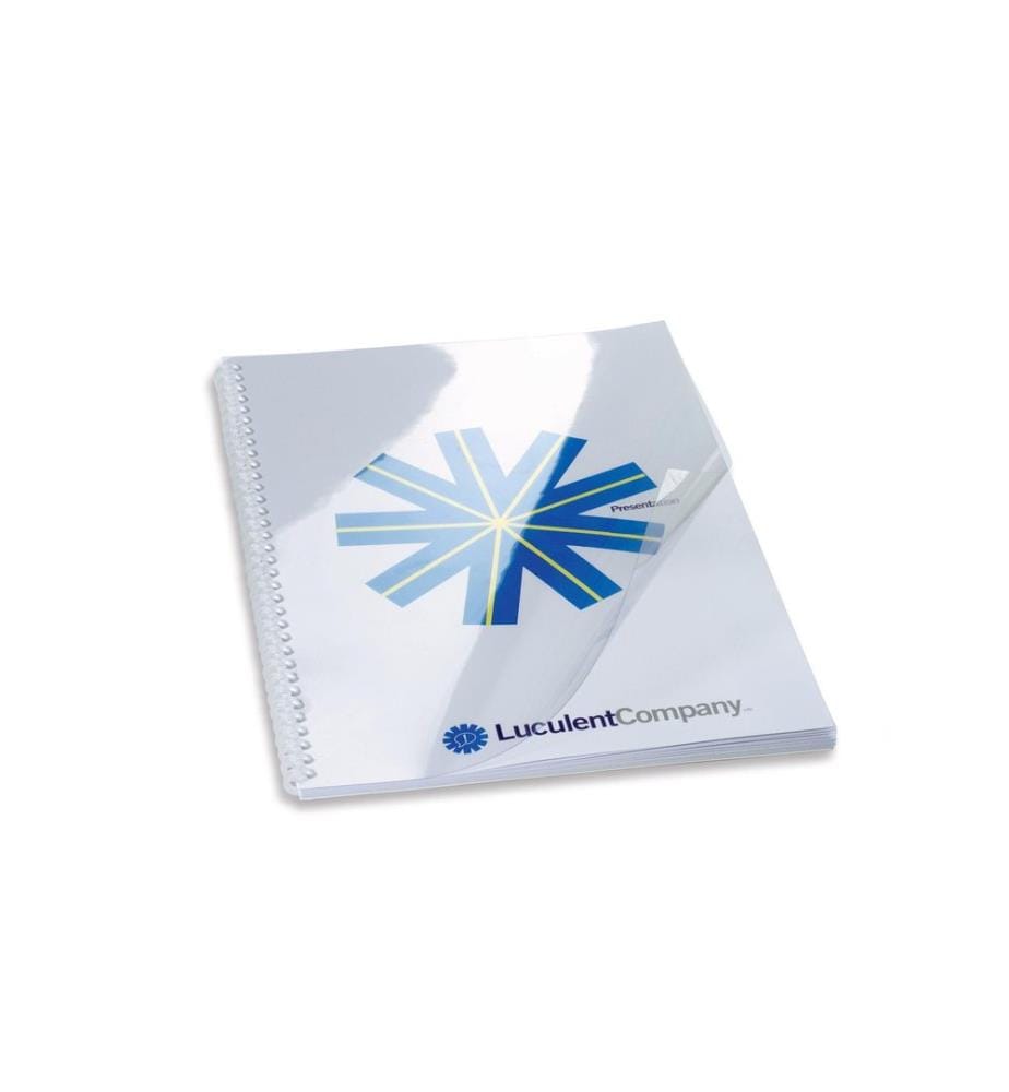 GBC - Couverture de brochure HIClear A4, 200 µm, 100 pcs, Transparent