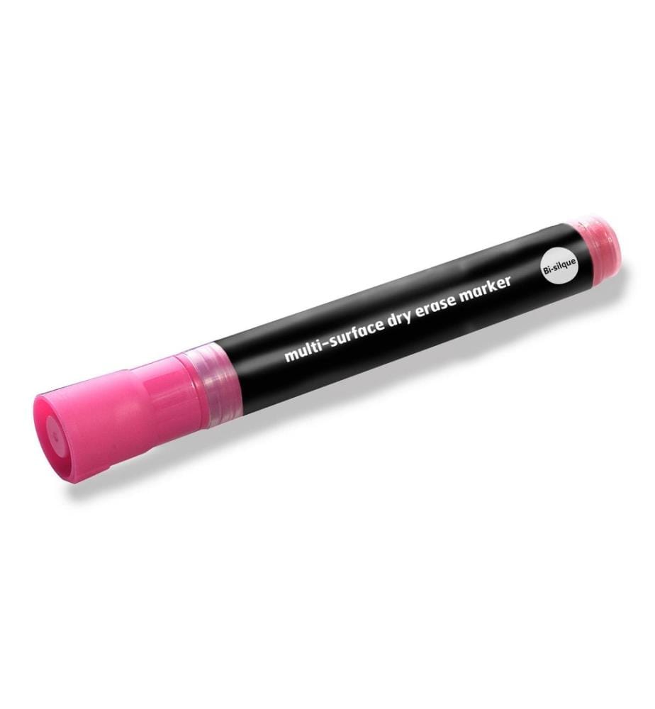 BI-OFFICE - Marqueur pour tableau en verre Rose fluorescent