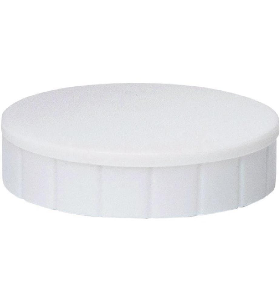MAUL - Aimant Solid Ø 32 mm, 800 g, blanc, 10 pièces