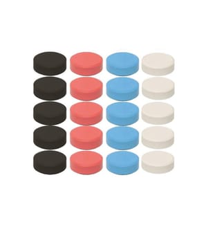 MAUL - Facetterand-Magnet MAUL -pro Recycling Ø 29 mm Mehrfarbig