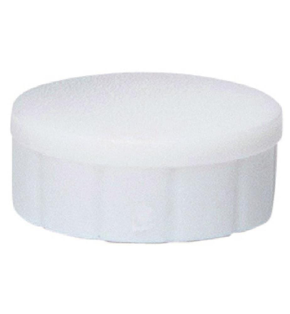 MAUL - Aimant Solid Ø 15 mm, 150 g, blanc, 10 pièces