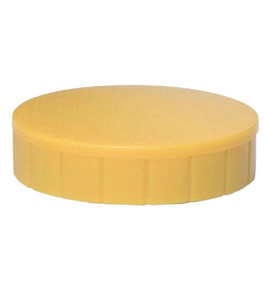 MAUL - Aimant Solid Ø 32 mm, 800 g, jaune, 10 pièces