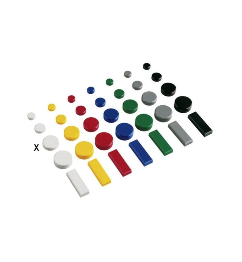 MAUL - Aimant MAUL -pro 20 x Ø 30 mm Blanc, 20 Pièce/s