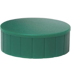 MAUL - Haftmagnet Solid Ø 38 mm, 2500 g, Grün, 10 Stück