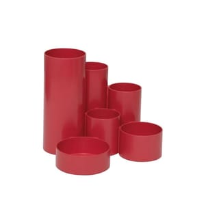 MAUL - Pot à crayons MAUL -tubo Recycling Rouge
