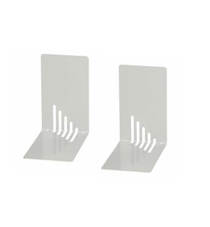 MAUL - Buchstützen-Set S Grau, Metall