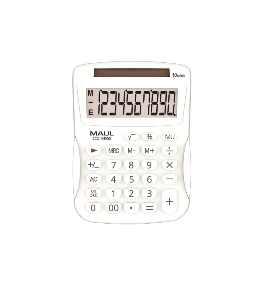 MAUL - Calculatrice ECO MJ555 Blanc