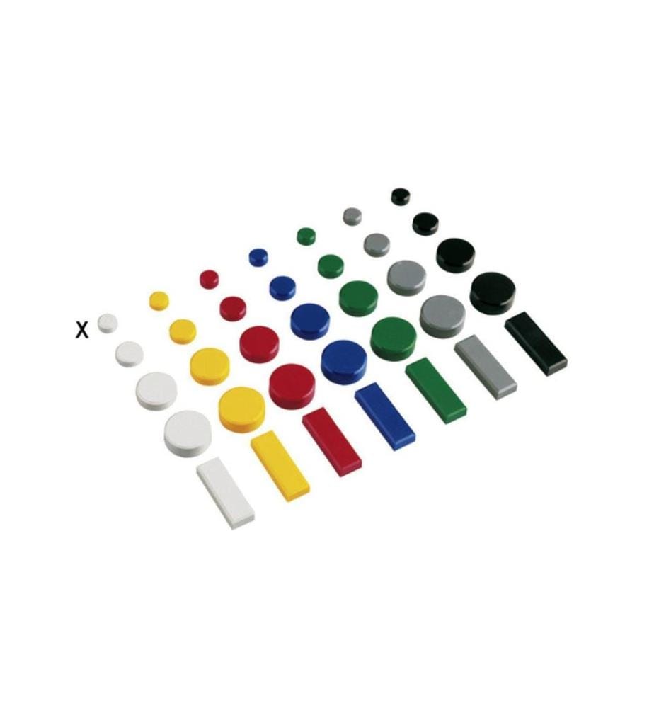 MAUL - Aimant MAUL -pro Pro 20 x Ø 15 mm Blanc, 20 Pièce/s
