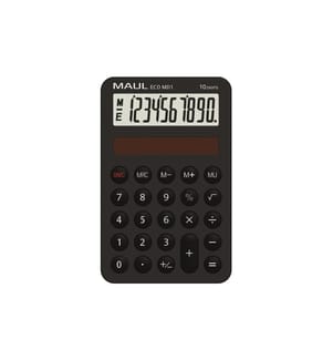 MAUL - Taschenrechner ECO MD1 Schwarz