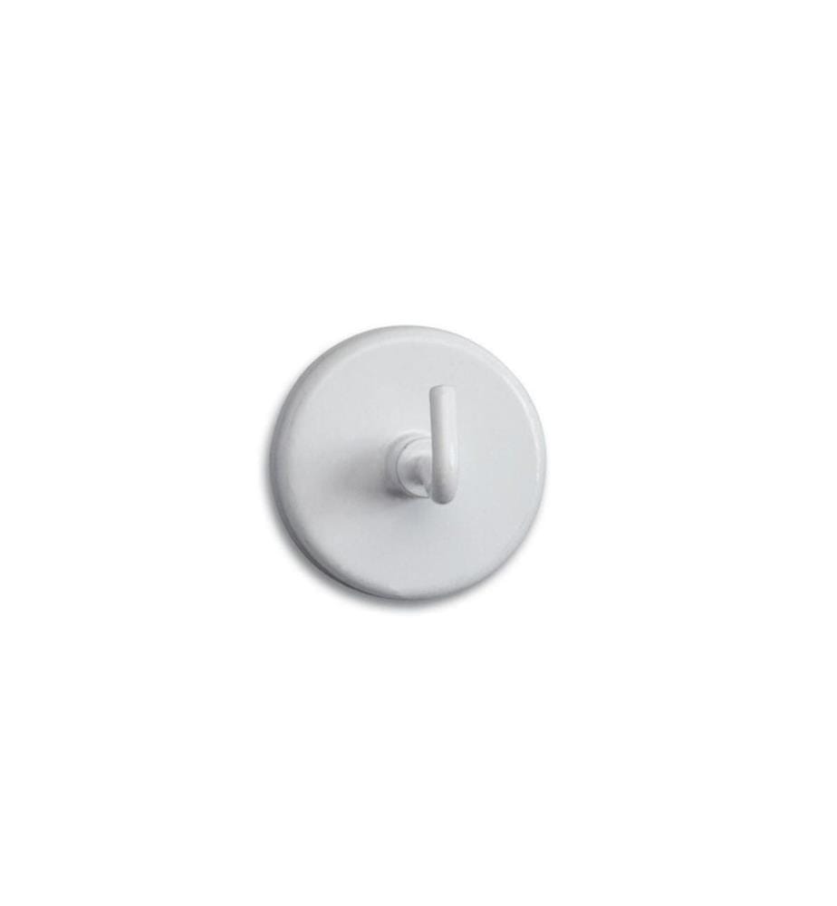 MAUL - Aimant 5 x Ø 36 mm avec crochet blanc