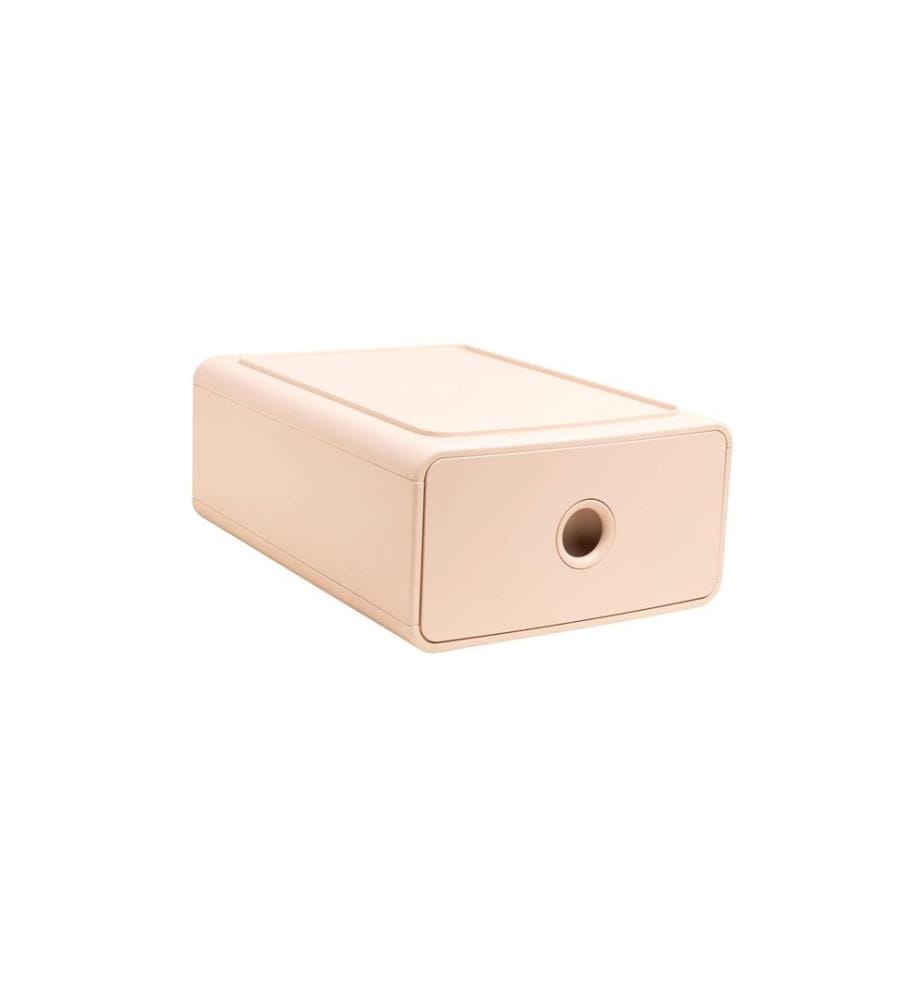 Exacompta Schubladenbox Tiny Box Skandi, 1 Schublade, A5+, Hellrosa