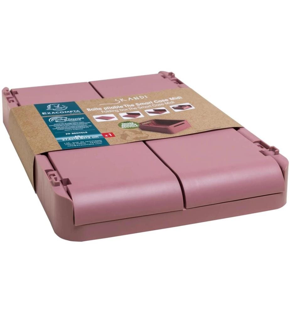 Exacompta Ablagekorb Smart Case MIDI Skandi, A5+, Altrosa