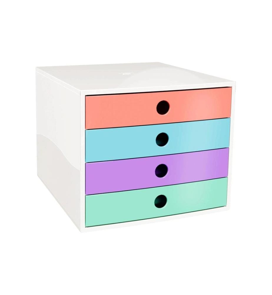 Exacompta Filibox A4+ Candy Tidy 4 Schubladen DIN A4+ Kunststoff