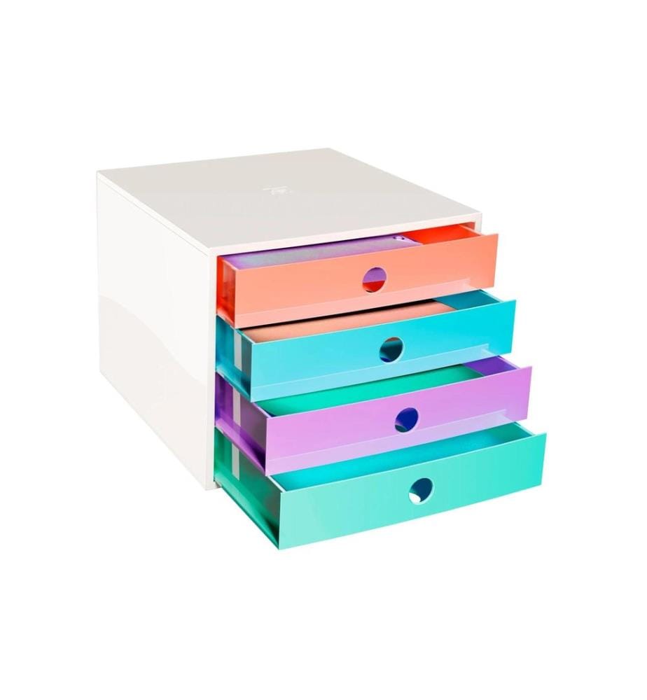 Exacompta Filibox A4+ Candy Tidy 4 Schubladen DIN A4+ Kunststoff
