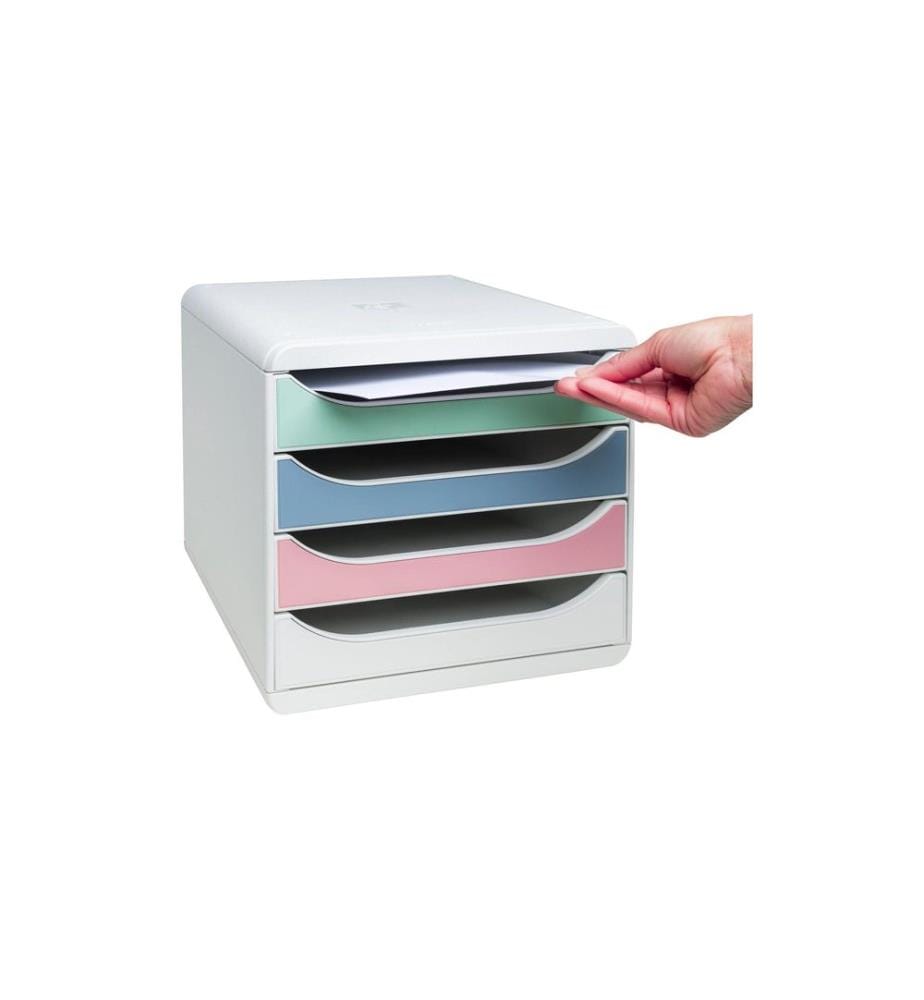 Exacompta Schubladenbox Big-Box AutentiK, 4 Schubladen