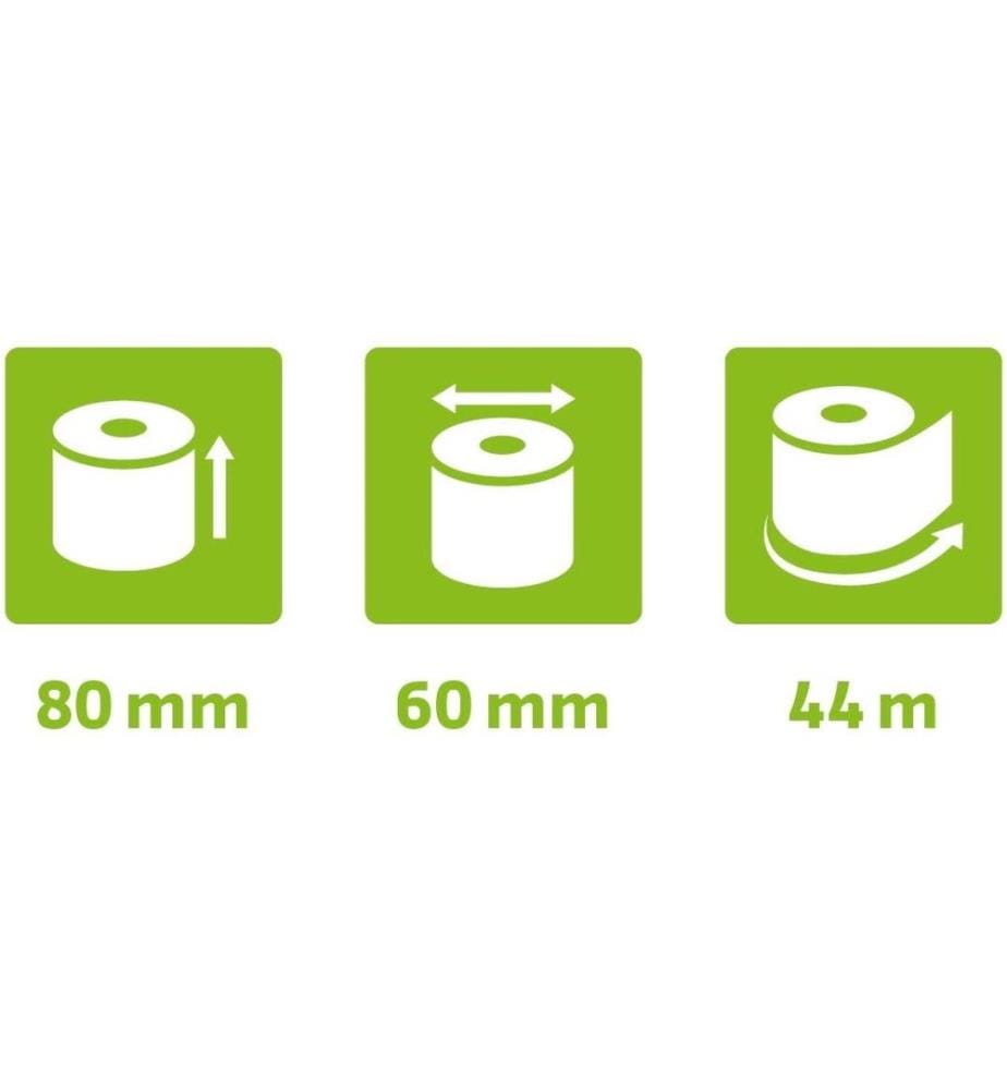 Exacompta Thermo-Papierrolle 80 x 60 x 12 mm, 44 m, 10 Stück