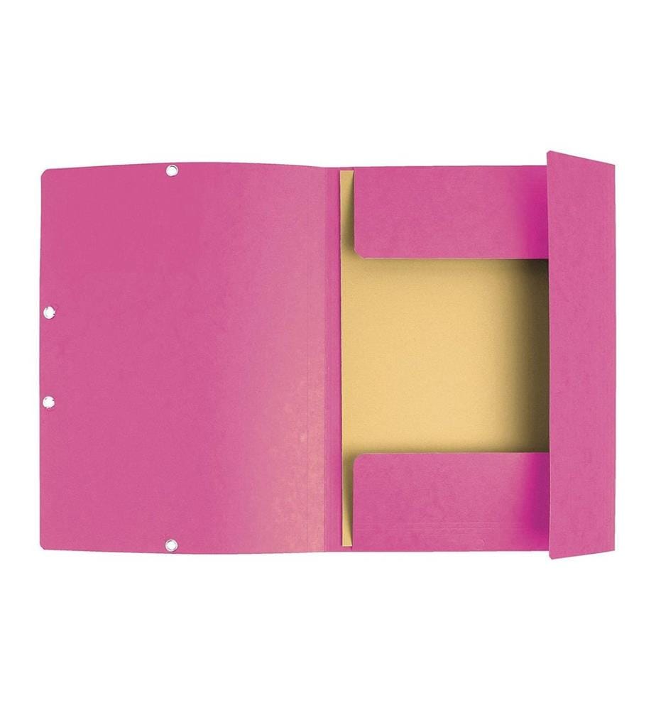 Exacompta Gummibandmappe A4 Rosa, 250 Blatt