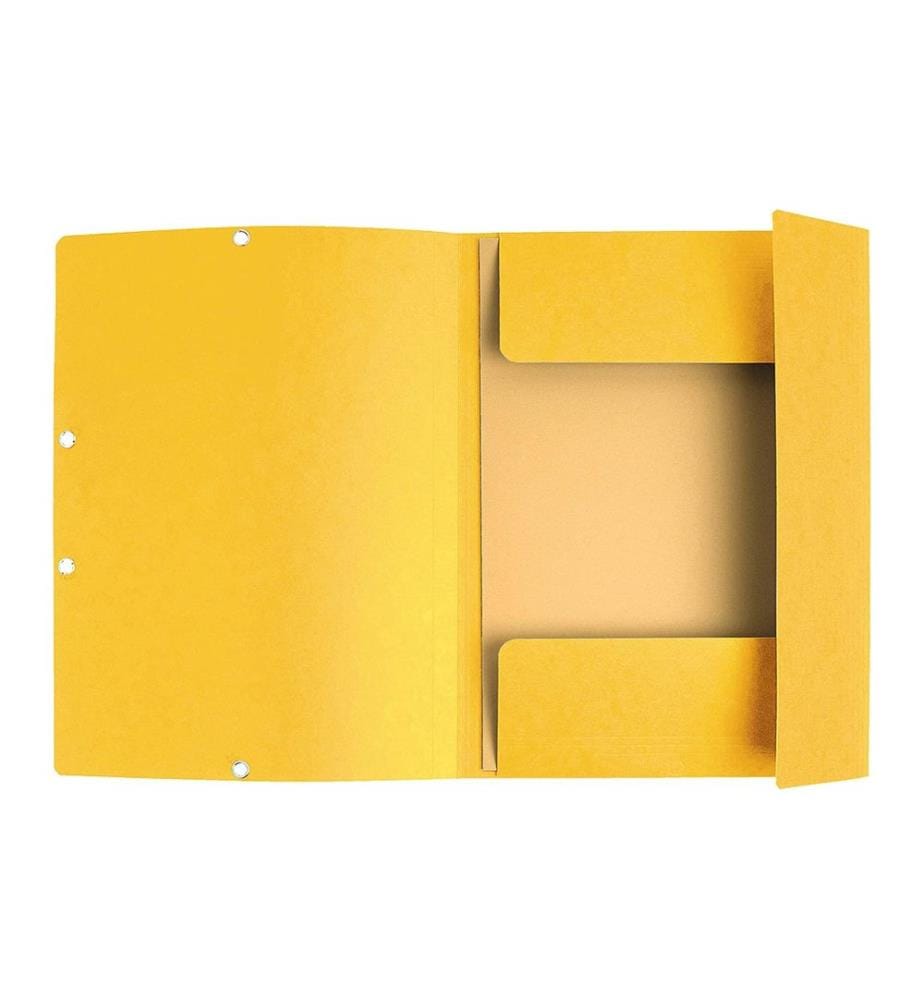 Exacompta Gummibandmappe A4 Gelb, 250 Blatt