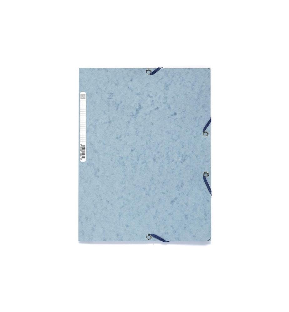 Exacompta Gummibandmappe A4 Hellgrau, 250 Blatt