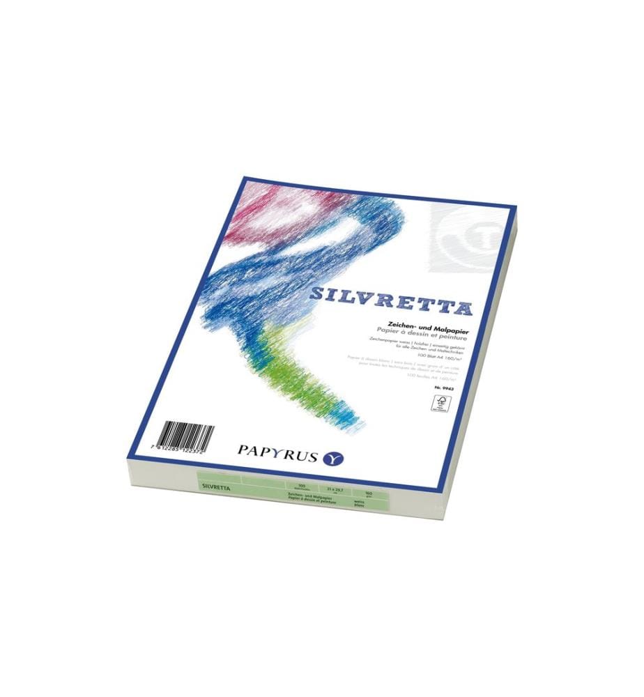 Papyrus Zeichenpapier Silvretta 50 x 70 cm, 160 gm², 100 Blatt