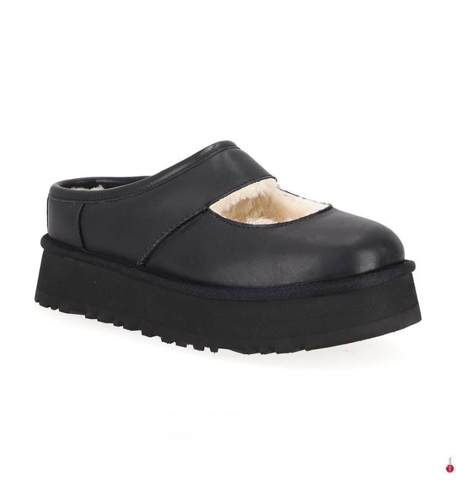 Chaussures Mary Jane en cuir Bea - Noir