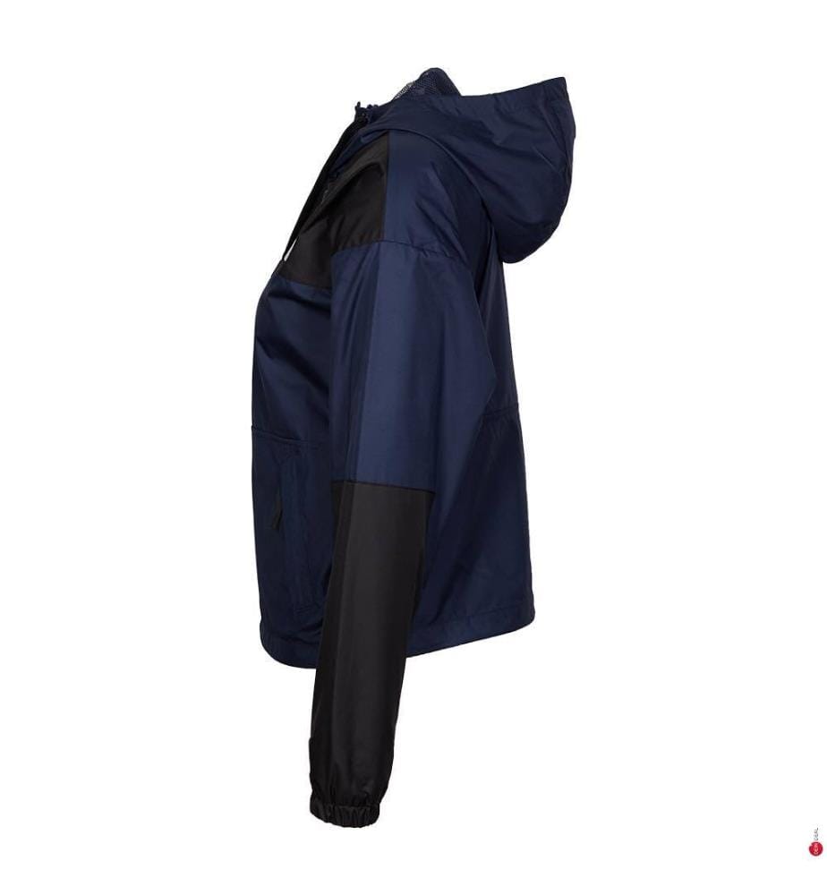Sheru Windbreaker Jacket - Navy Blue
