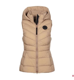 Sleeveless Quilted Jacket Clair - Beige