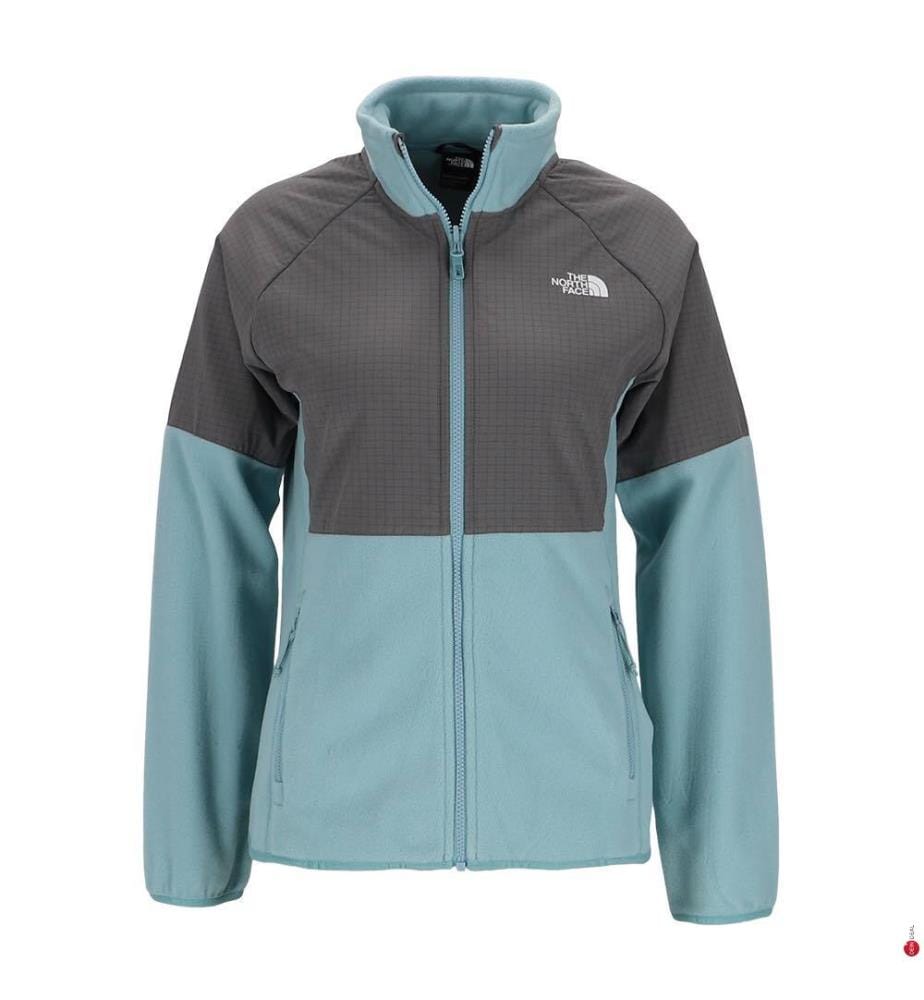 Giacca in pile Glacier Heavyweight Zip - Blu notte e grigio perla