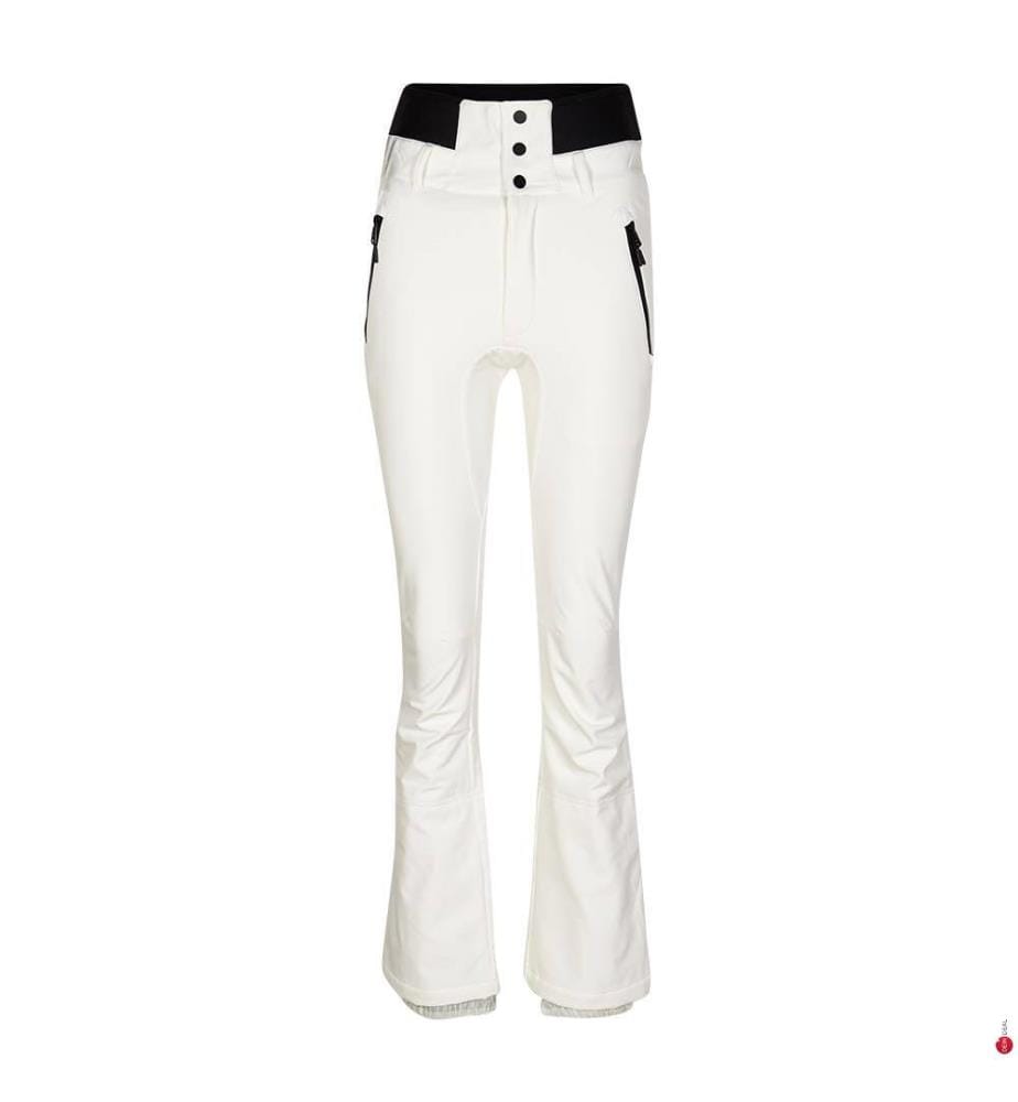 Pantaloni da sci Adora Softshell - Bianco e nero