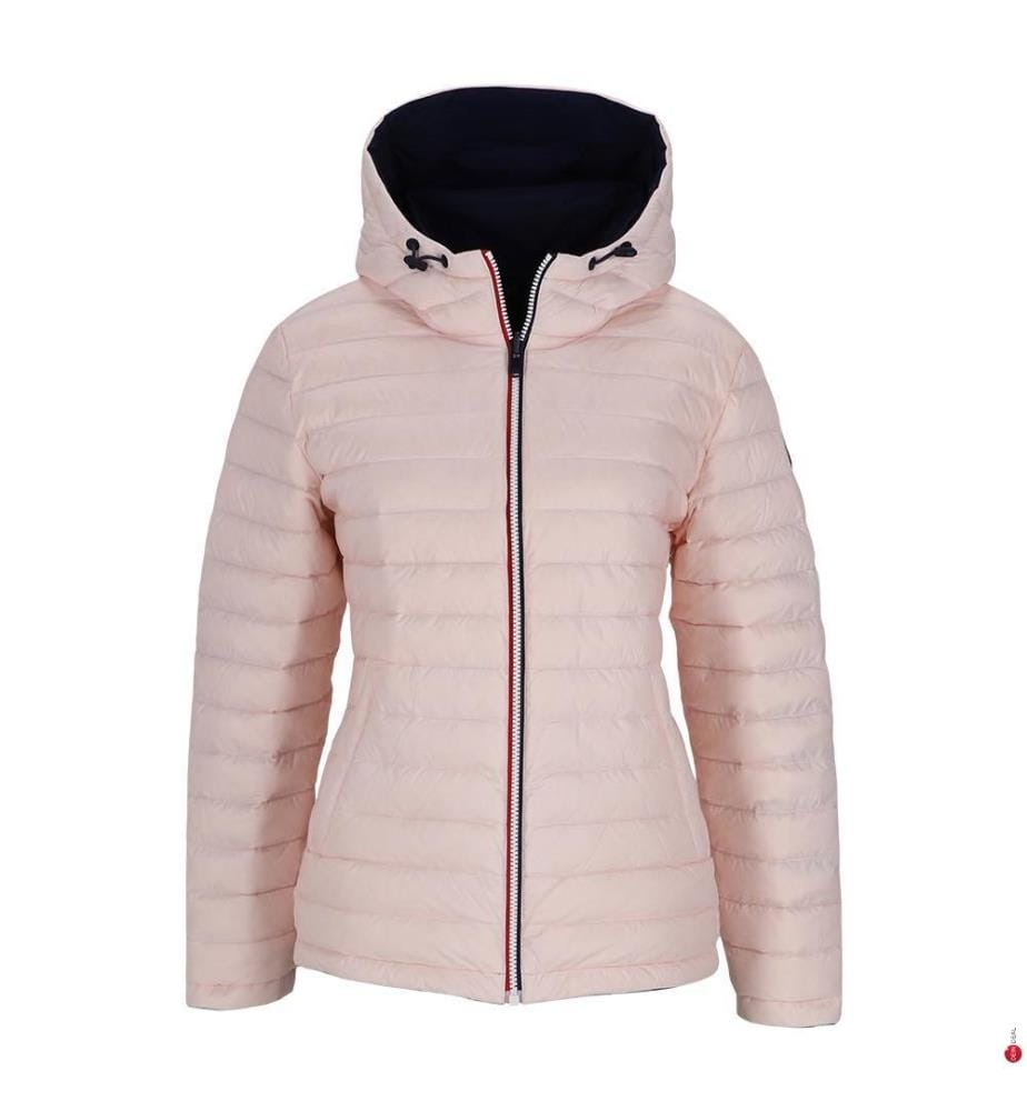 Bergame Reversible Down Jacket - Dark navy & Ecru