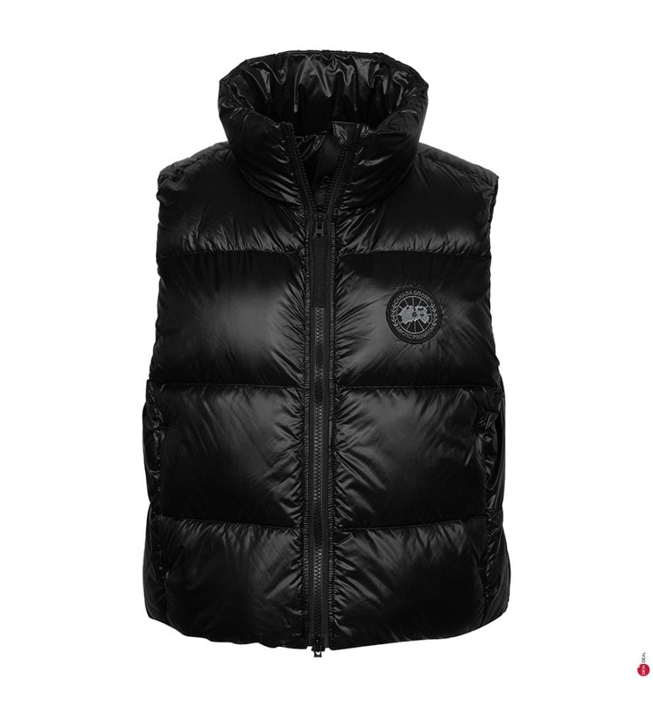Sleeveless Quilted Jacket Cypress Black Label - Black