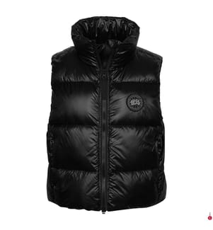 Sleeveless Quilted Jacket Cypress Black Label - Black