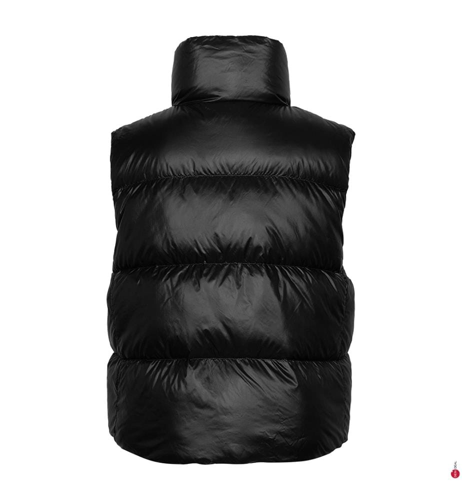 Sleeveless Quilted Jacket Cypress Black Label - Black