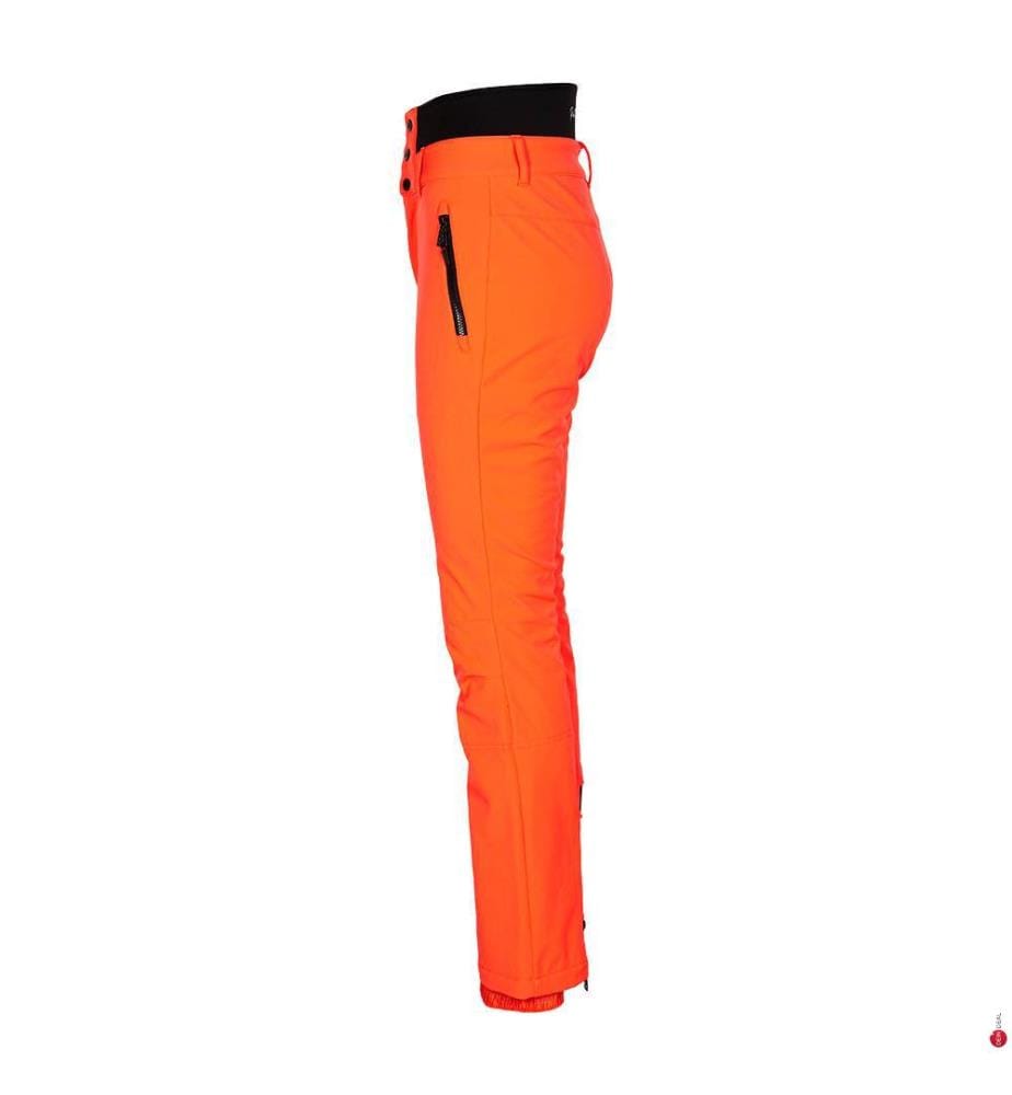 Adora Softshell Skihose - Schwarz und Koralle