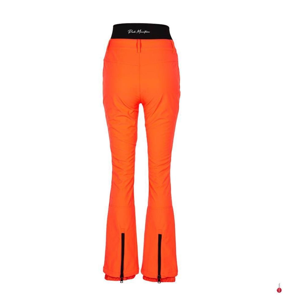 Adora Softshell Skihose - Schwarz und Koralle