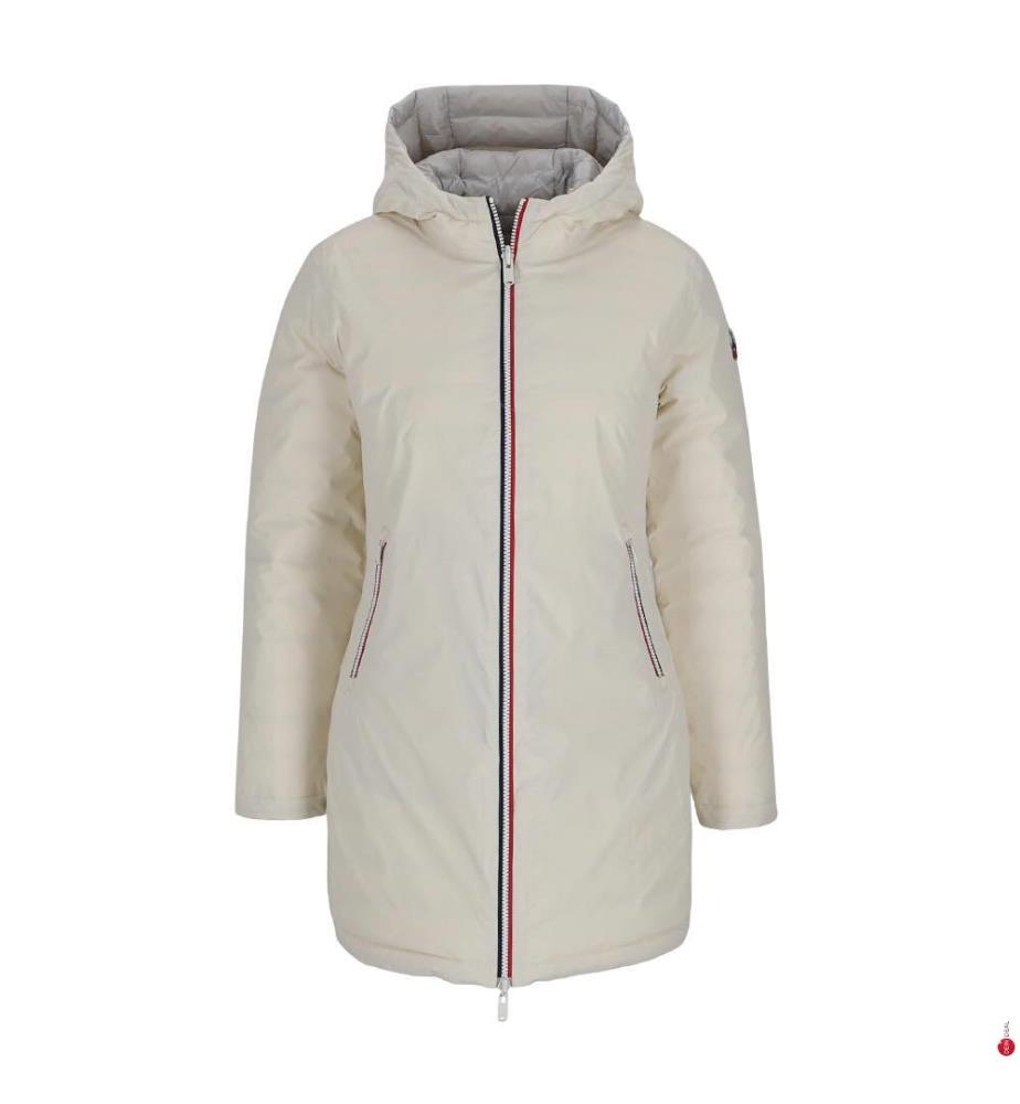 Giacca lunga reversibile Verone - Beige