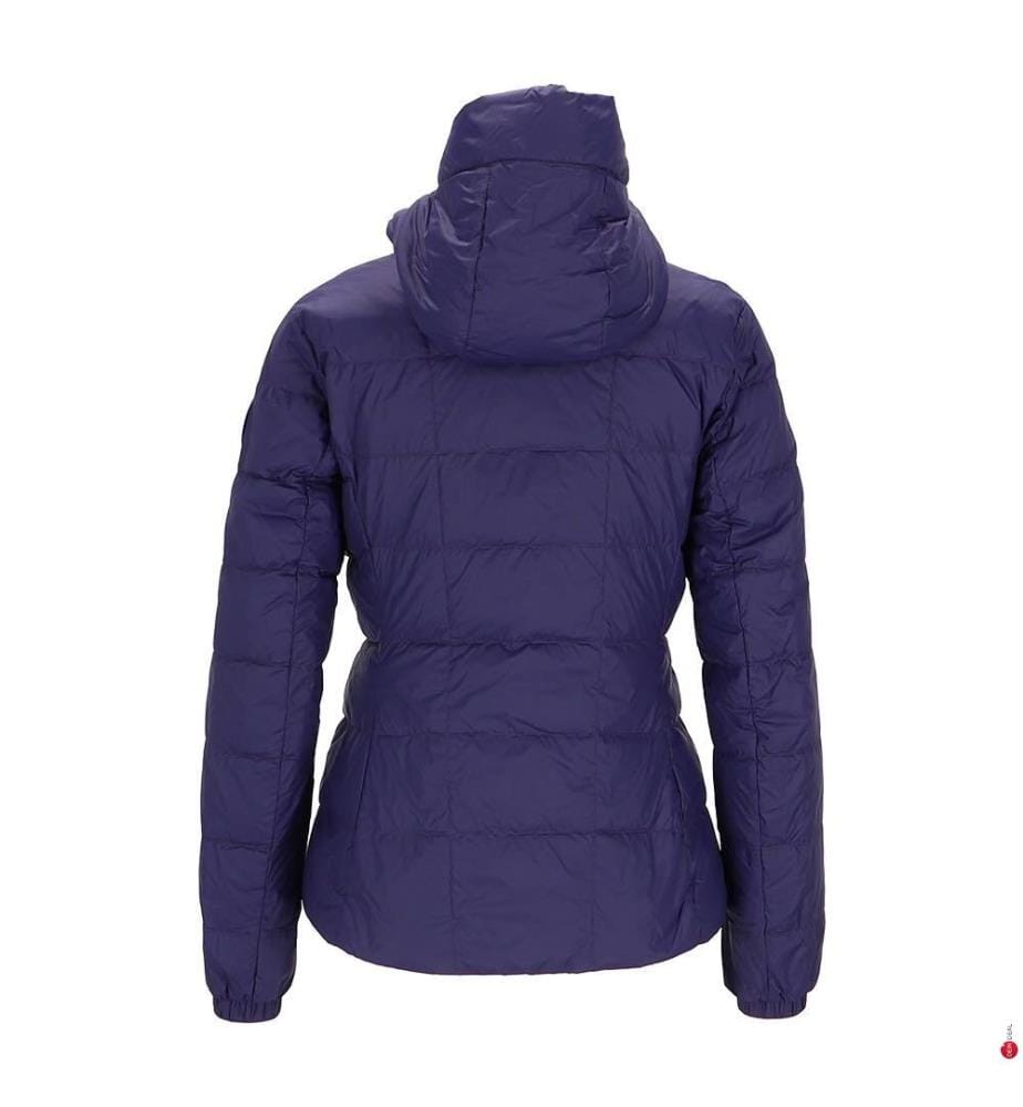 Abbott Tonal Label Down Jacket - Dark Blue
