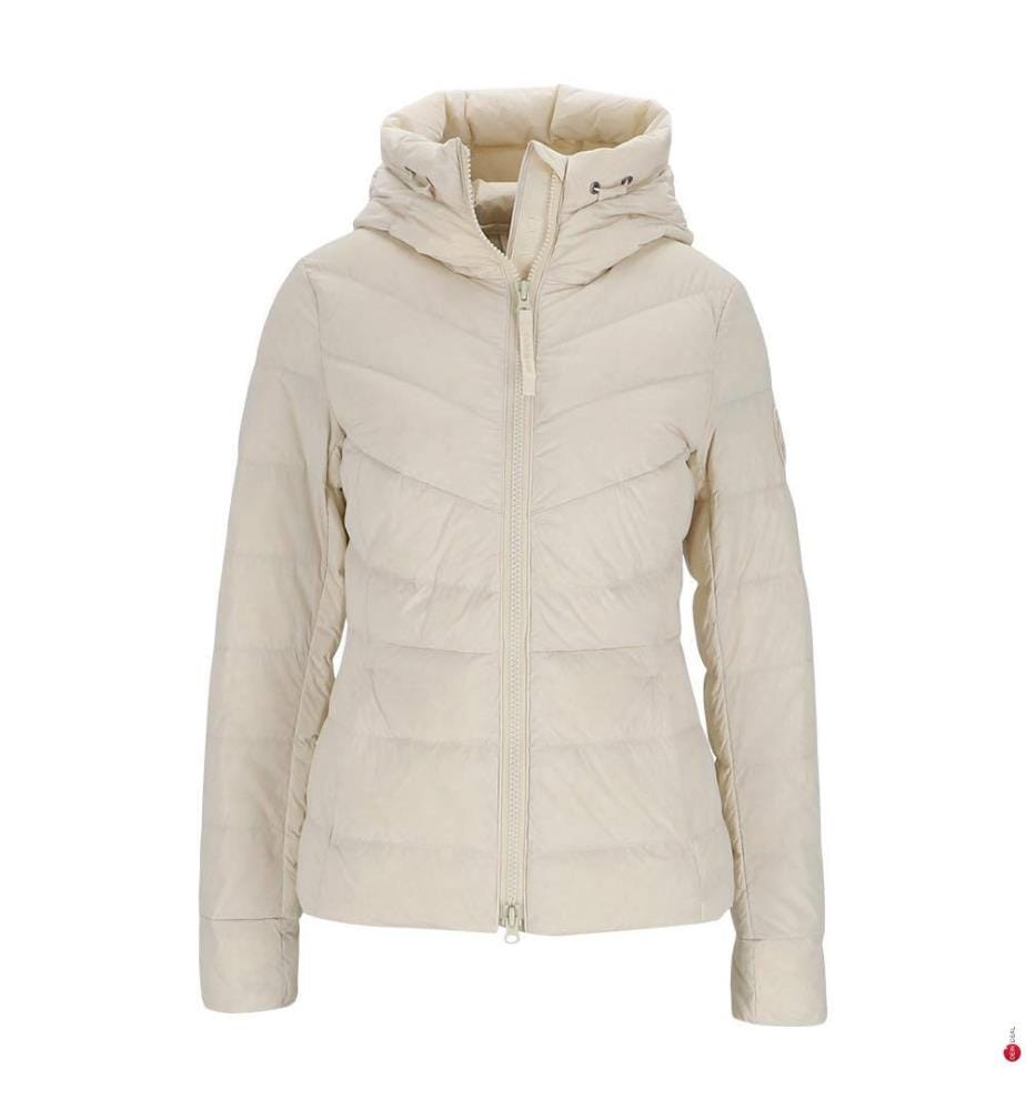 Clair Tonal Label Jacke - Creme