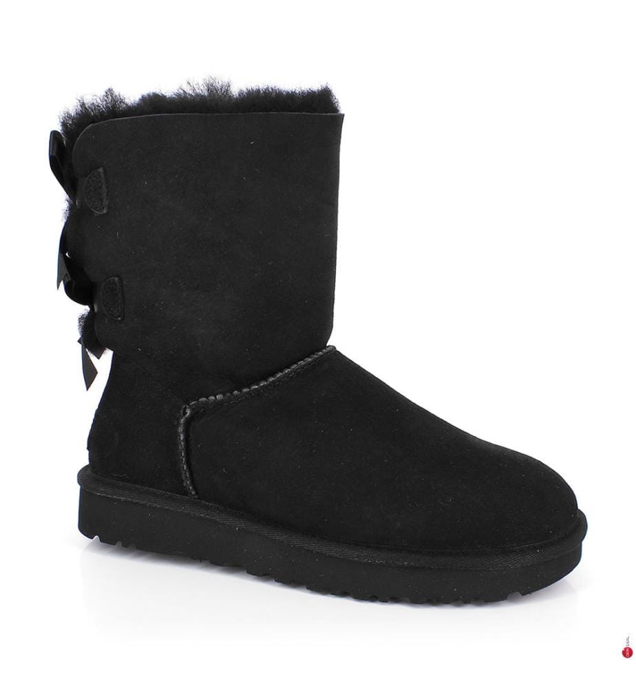 Leather Boots Bailey Bow II - Black