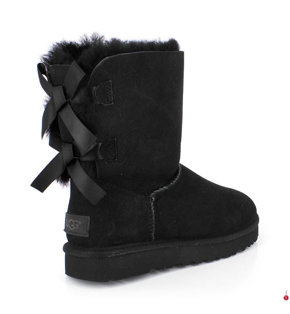 Leather Boots Bailey Bow II - Black