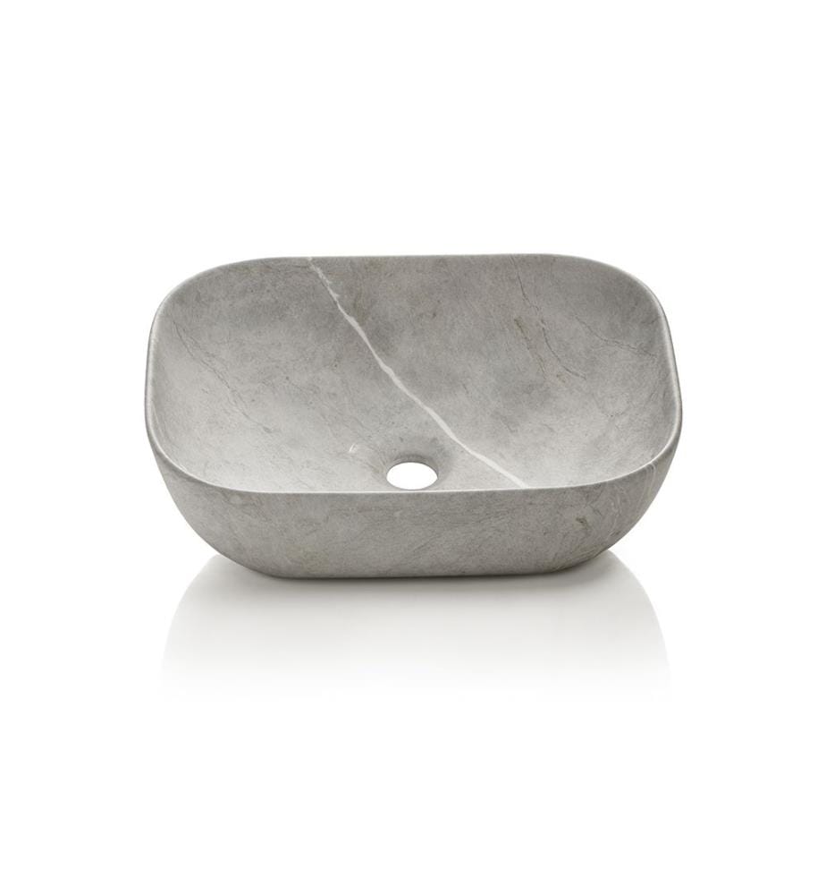 Lavabo da appoggio Macke Stone Grey - Grigio