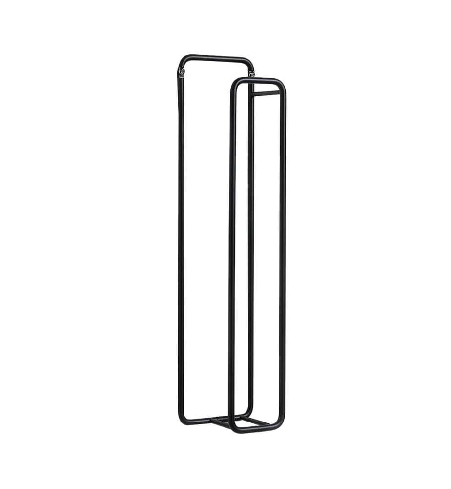 Vertical wall-mounted towel rack Gumi black