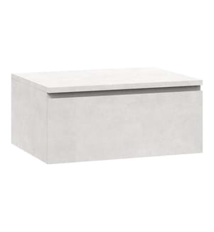 Base con piano a 1 cassetto Yoka stone white