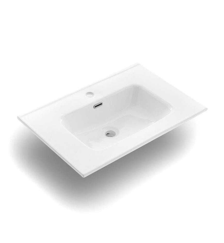 Ensemble salle de bain 4 Pièces Zip - Blanc mat