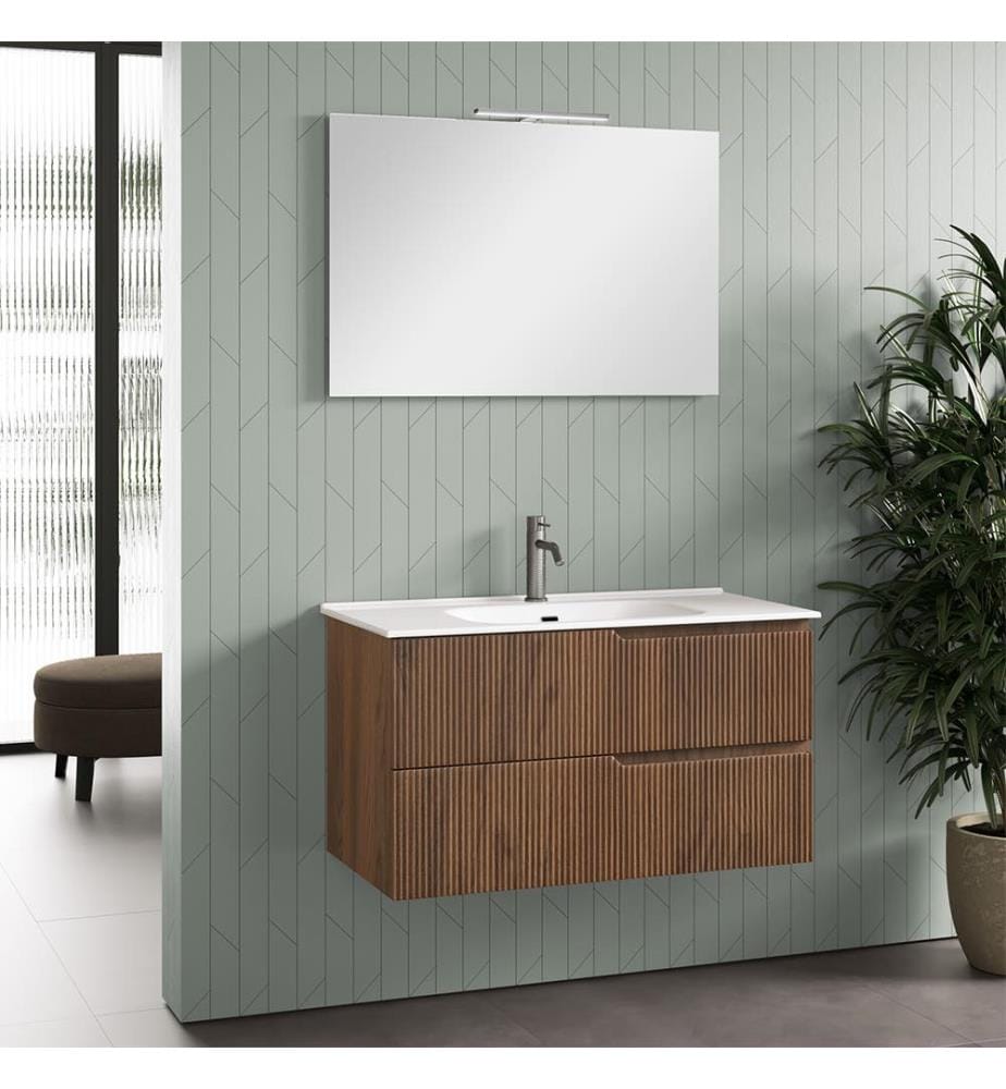 Vanity 4 Pieces Zip - Rio oak