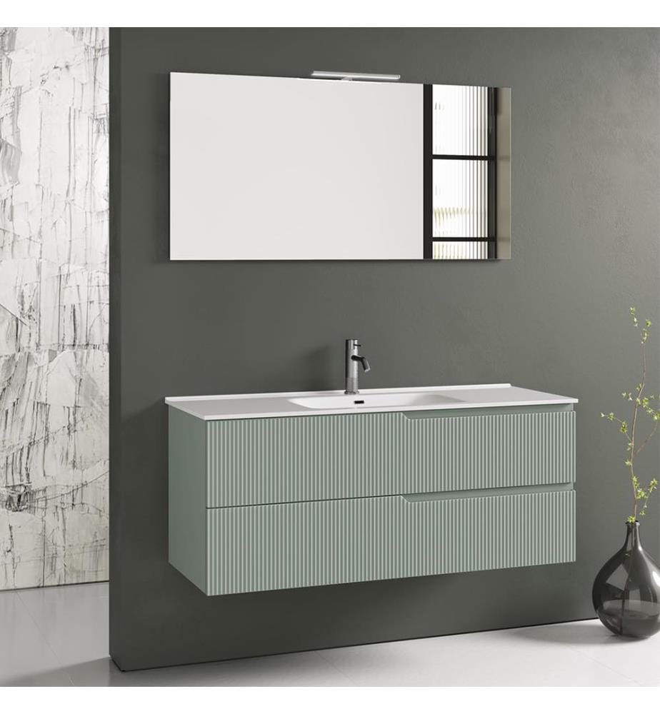 Ensemble salle de bain 4 Pièces Zip - Vert sauge