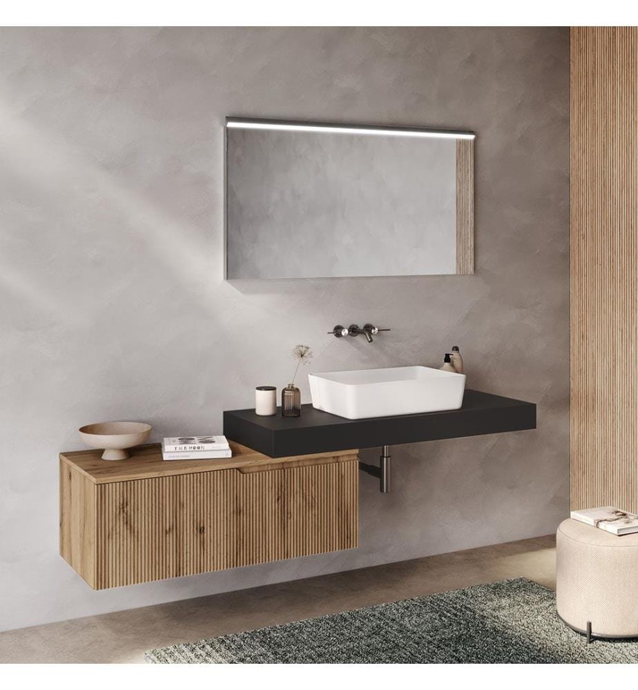 Vanité de salle de bain 4 pièces Zip - Multicolor