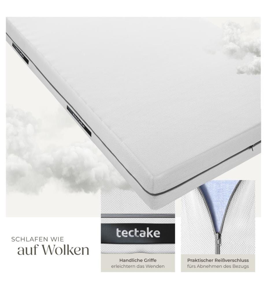 Materasso Sky, 2in1 gradi di durezza, 3D-Mesh - 100 x 190 cm