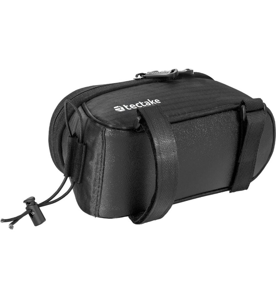Set Fahrradtasche Georg und Rahmentasche, wasserabweisend - 18 x 8,5 x 8,5 cm, schwarz