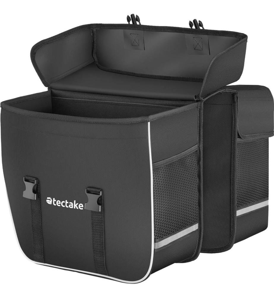 Set Fahrradtasche Georg und Rahmentasche, wasserabweisend - 20,5 x 10 x 10,5 cm, schwarz